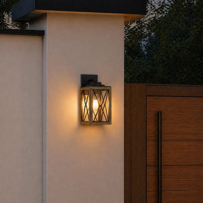 MALLORY 30CM Exterior Wall Light Small - Black