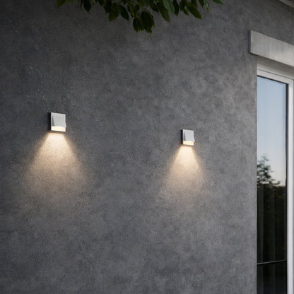 BREA Square LED Stair Wall Light White