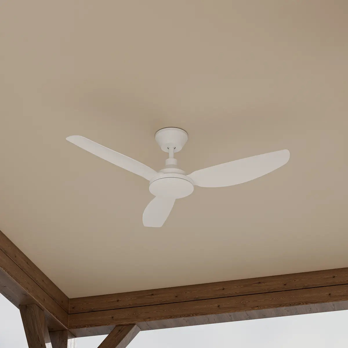 Calibo Clayfield 52" DC Ceiling Fan with LED Light and Remote - White