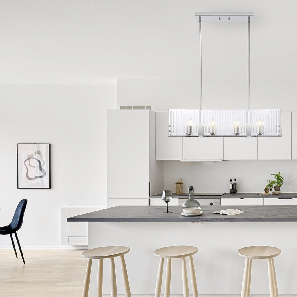 PELION 4 LED Pendant Light - Chrome