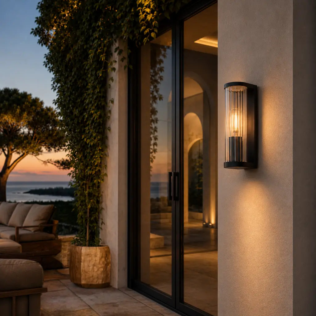 THIRLO Exterior Wall Light - Black