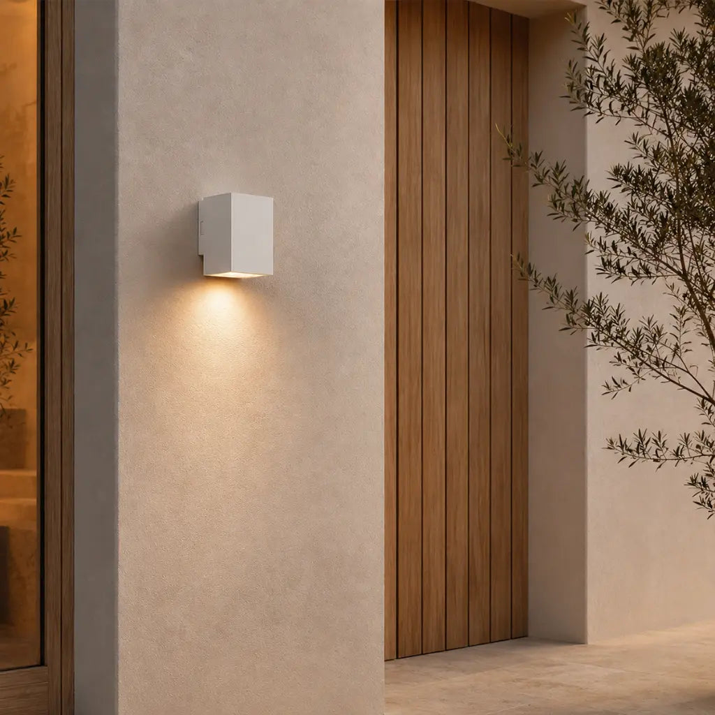 LORSA Single Exterior LED Wall Light - White
