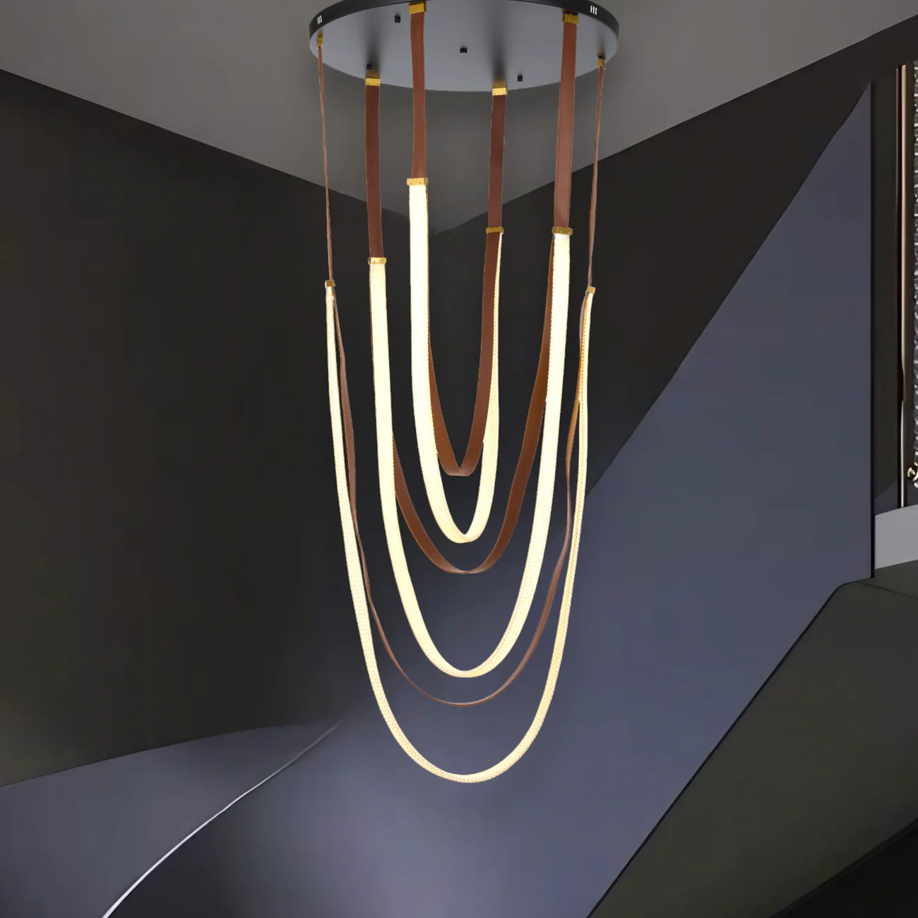 MIO LED Pendant Light - Brown/Black