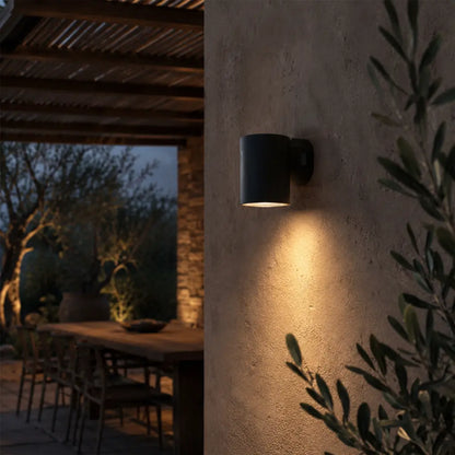 STINA Single Exterior LED Wall Light - Black