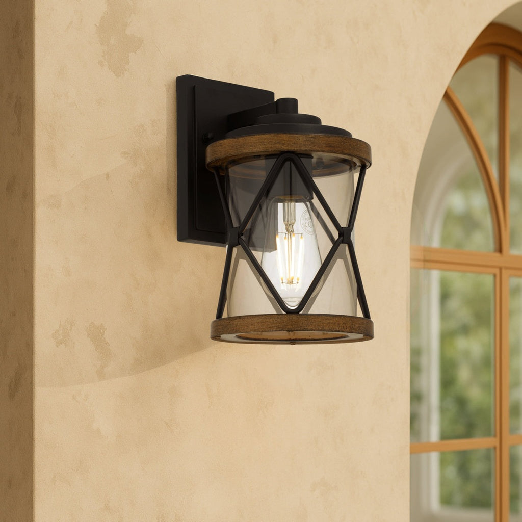 CAPSTAN 25CM Exterior Wall Light Small - Black