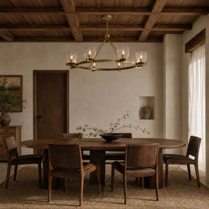 RADAM 8 Pendant Light - Vintage Brass