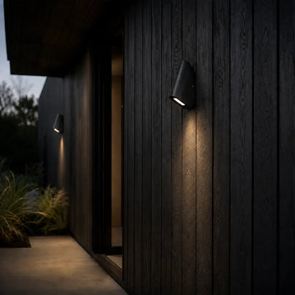 ELGIN 24V Exterior Step Wall Light - Black