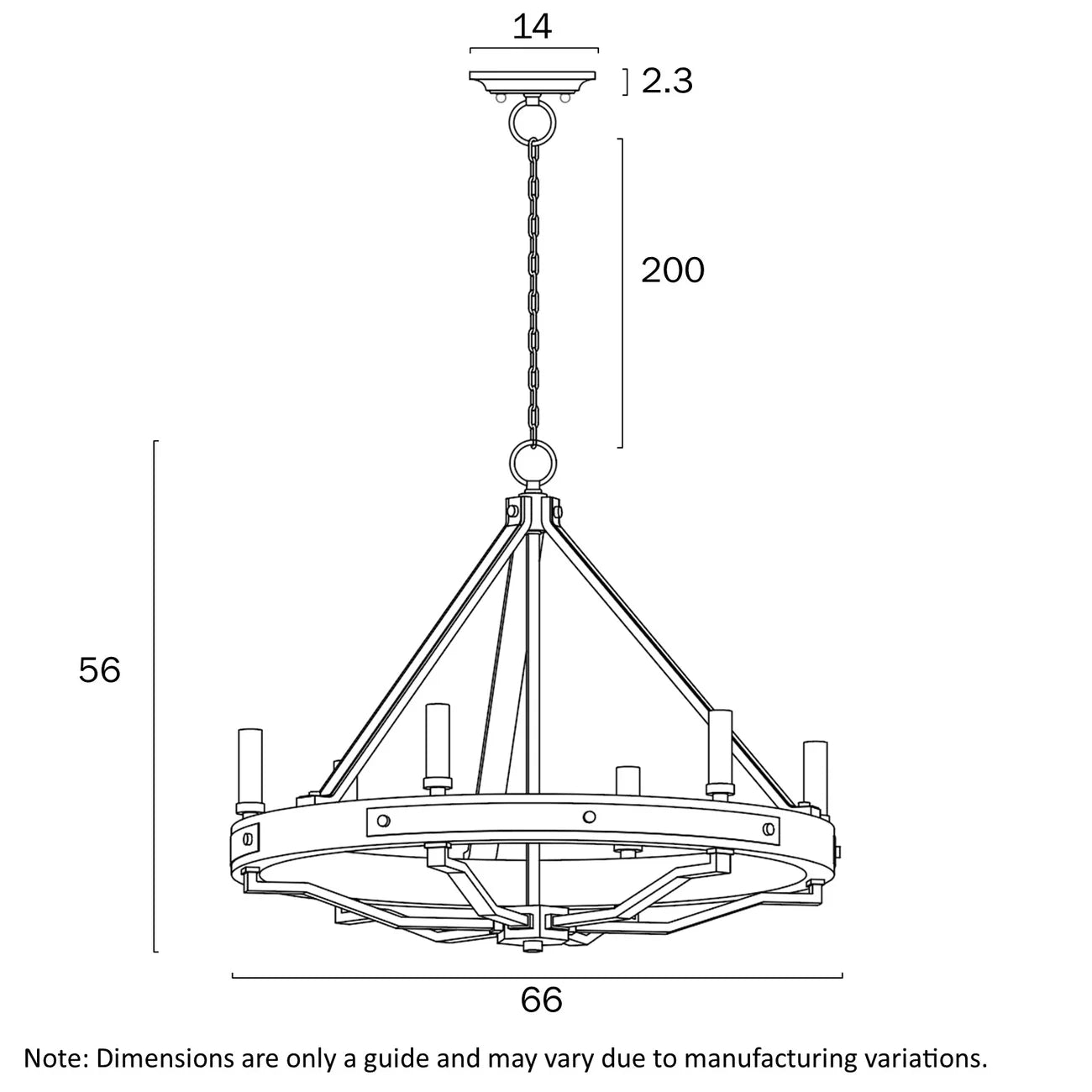 DARIEN 6 Pendant Light