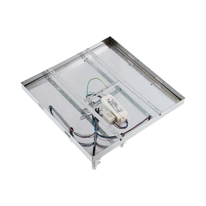 LUXIA 55CM Pendant Light Square - Chrome