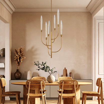 ARCHER 6 LED Pendant Light - Antique Gold