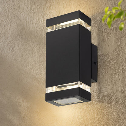 DIXON Up-Down Exterior Wall Light - Black