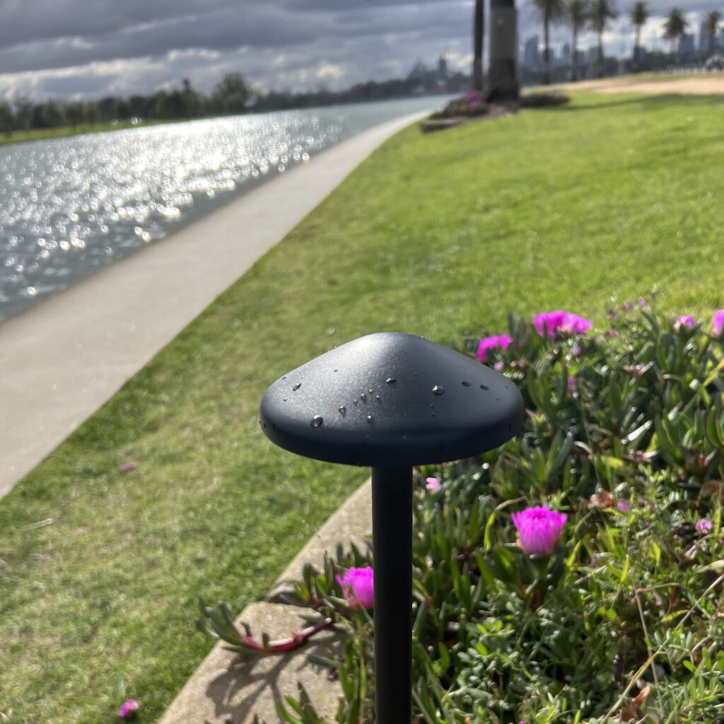 SCAPE 24V Exterior LED Post Spike Light - Black