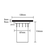 MR16 Inground Up Light IP67 (Square / 316 Stainless Steel Faceplate)