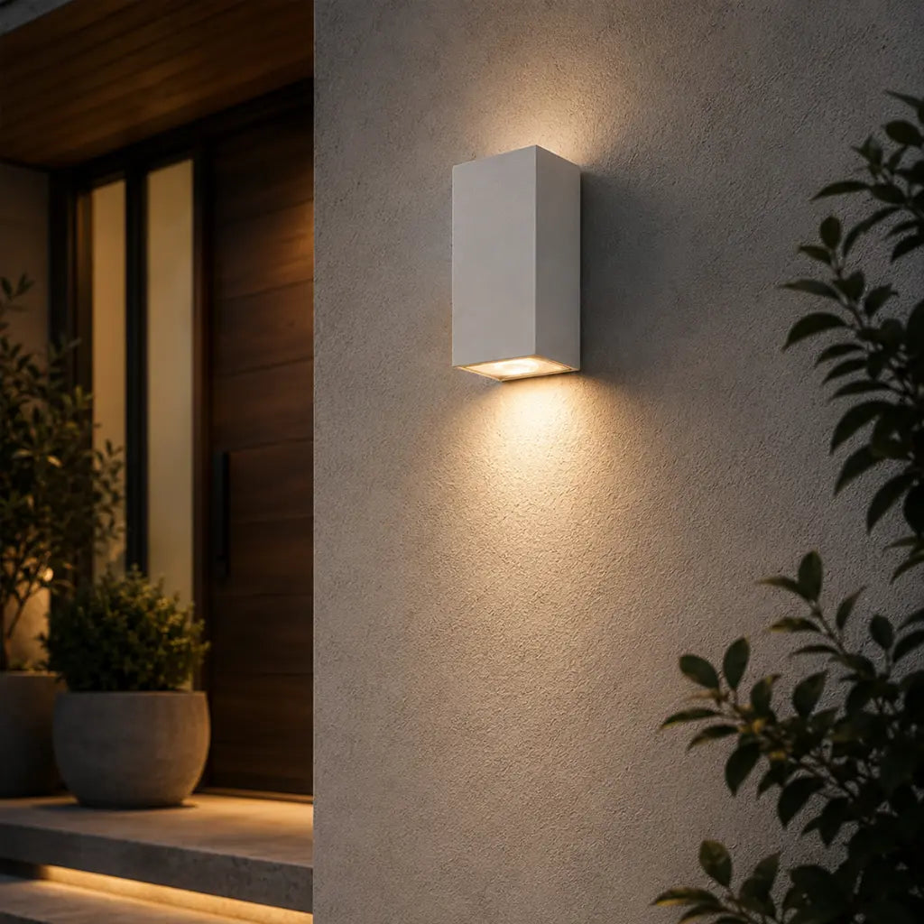 LORSA Up-Down Exterior LED Wall Light - White