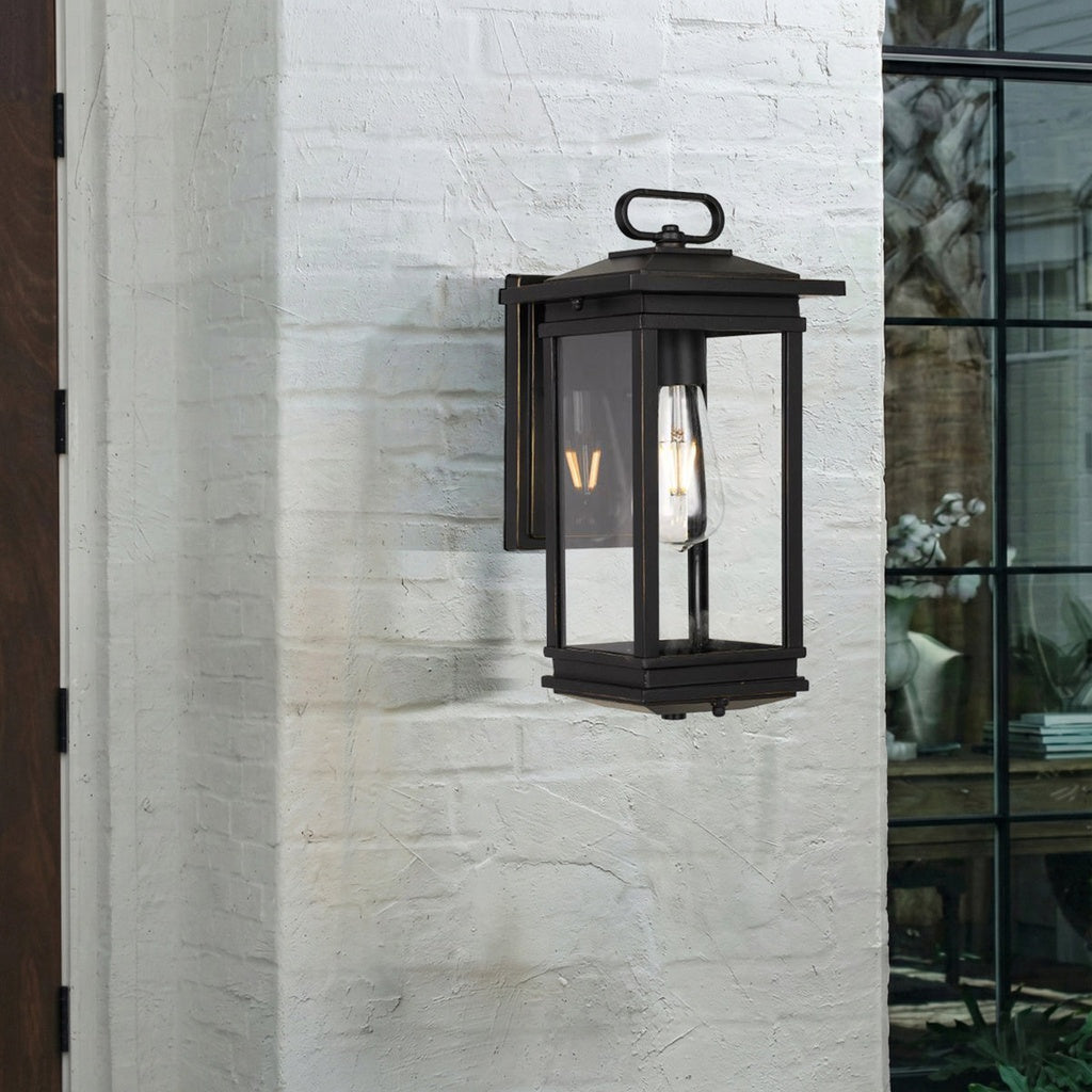 NEVIN Exterior Wall Light - Black