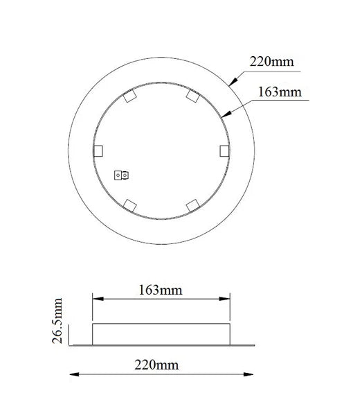 CLUSTER: Pendant Canopies (Round) - Matte White