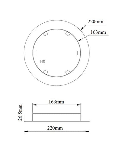 CLUSTER: Pendant Canopies (Round) - Matte White