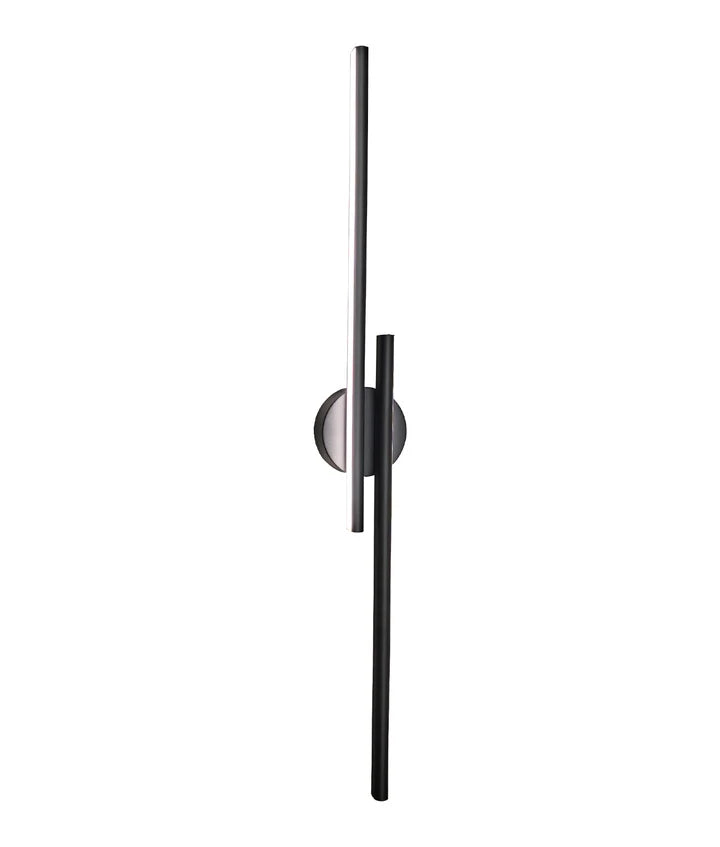 RACHA: Interior Linear LED Tri-CCT Wall Light - Black