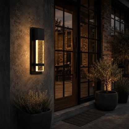 ESTRADA Exterior LED Wall Light - Black