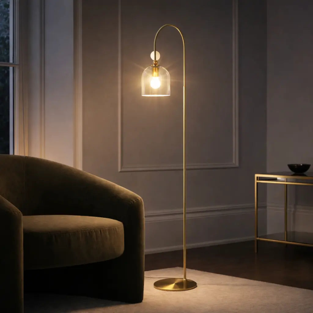 ROTIF Floor Lamp - Brass