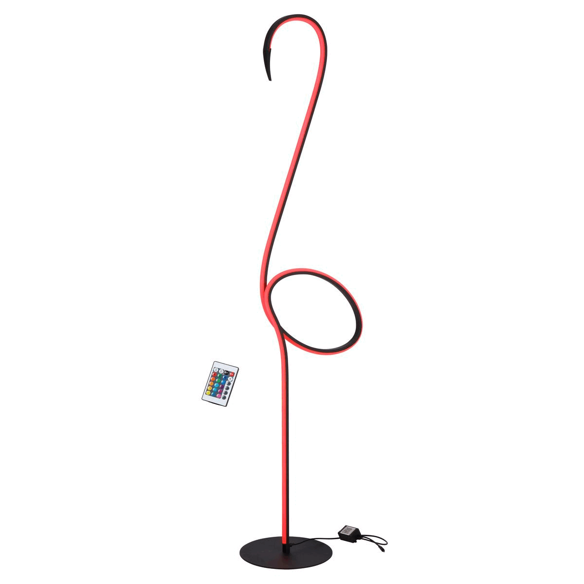 ROSEUS LED Floor Lamp - Black