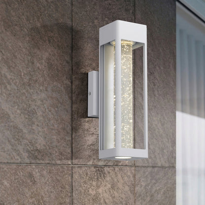 HOLLIS 35 Exterior LED Wall Light - White