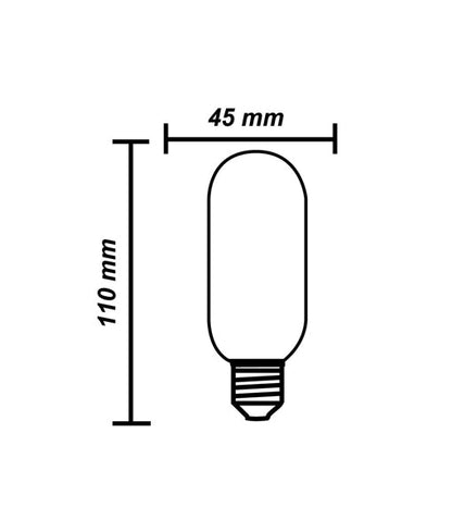 T45 Carbon Filament Globes - Socket: E27