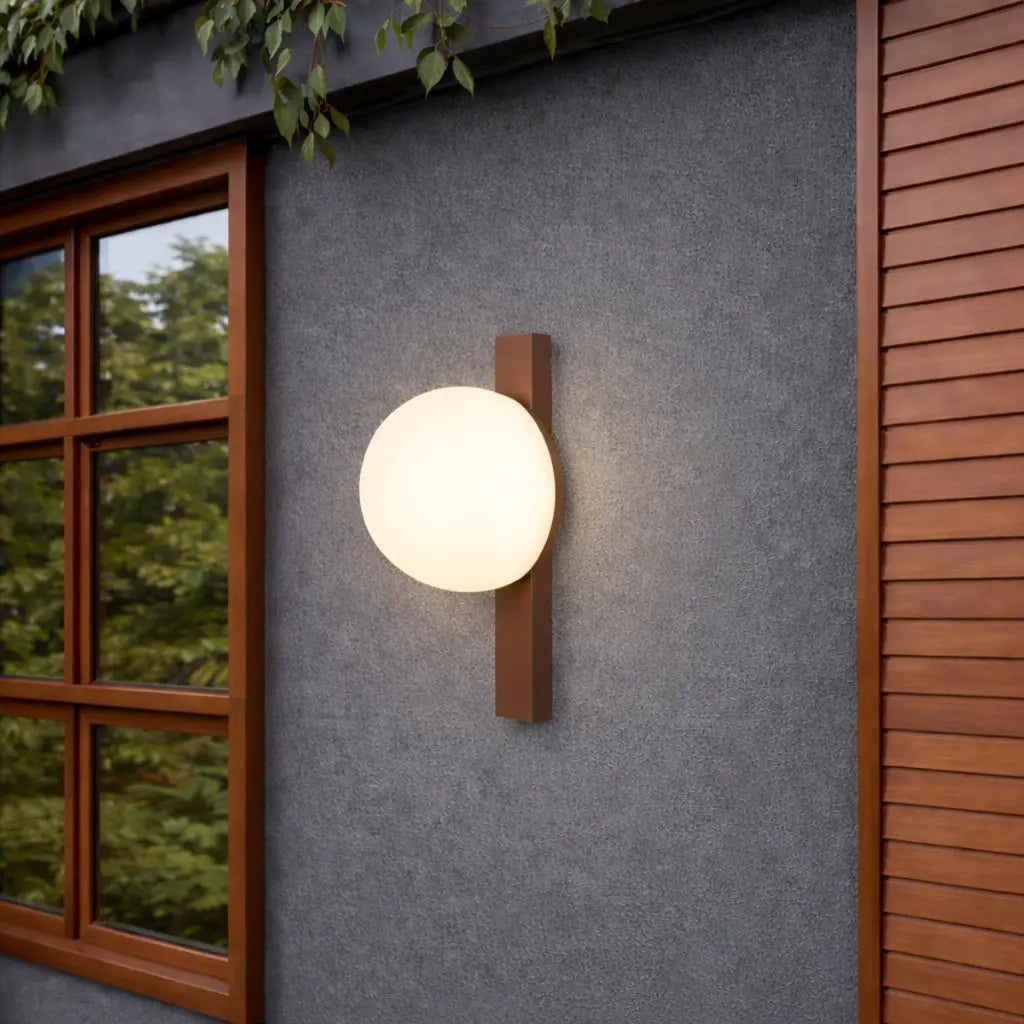 BERNAY Exterior LED Wall Light - Corten