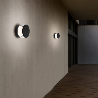NORAL Exterior LED Wall Light - Black/Clear