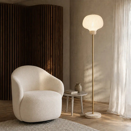 VYBOR Floor Lamp - Beige