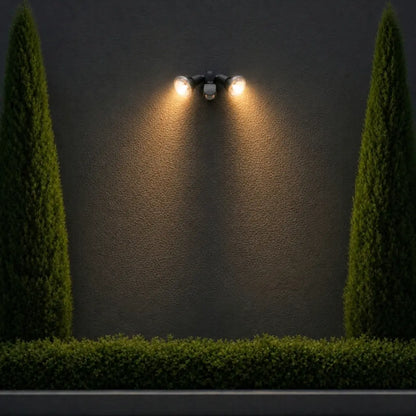 COMET Twin Exterior LED Flood Light with Sensor