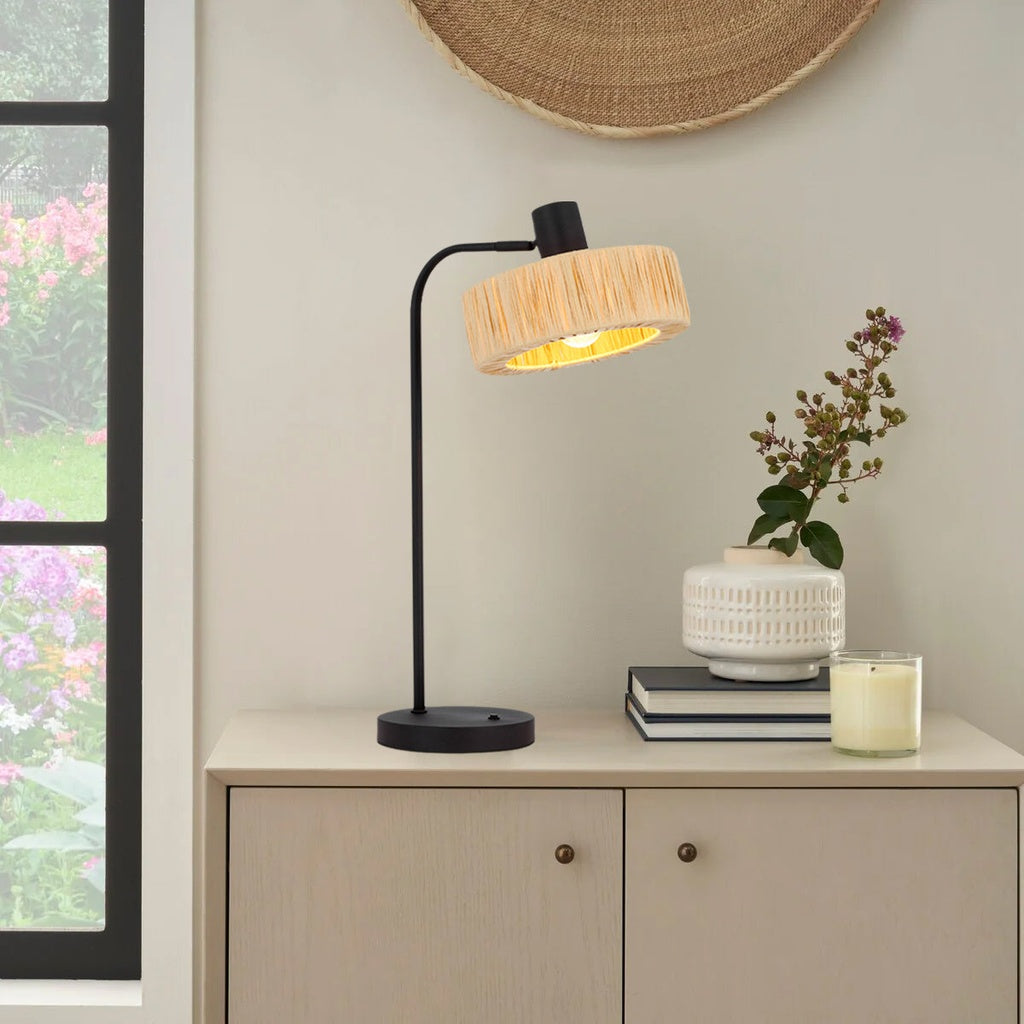 KATRIN Table Lamp - Black/Natural