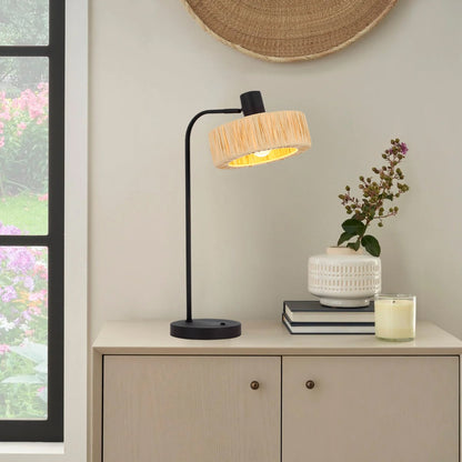 KATRIN Table Lamp - Black/Natural