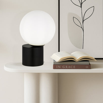 NOVIO Table Lamp - Black/Opal Matt
