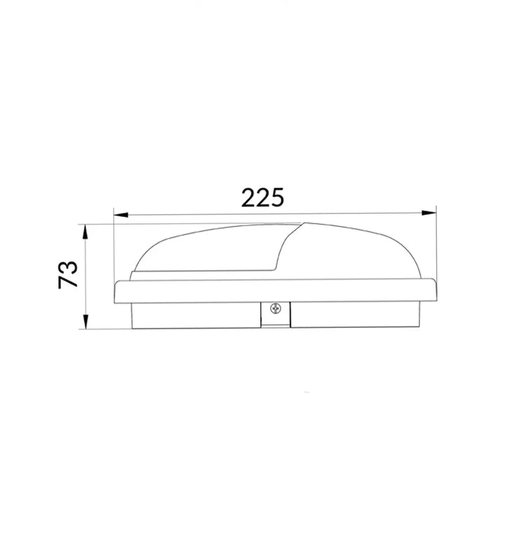 BULK: LED Exterior Eyelid Bulkhead Lights IP65 - White