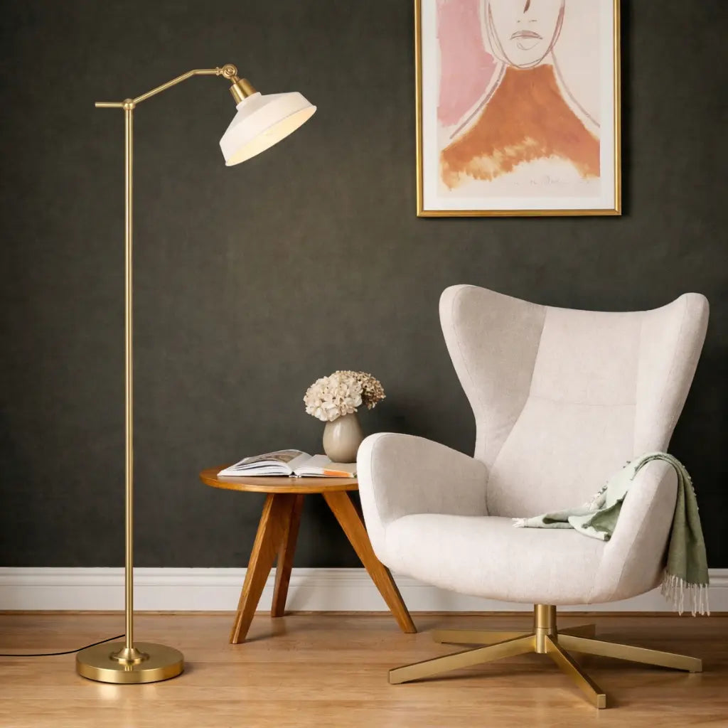 KYLAN Floor Lamp - Antique Gold