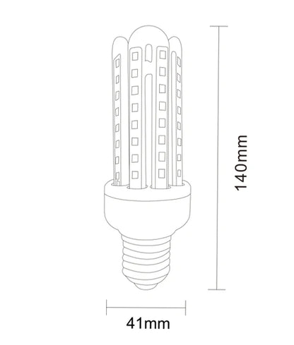 12V AC/DC 3U LED Globes (9W) - 4000K