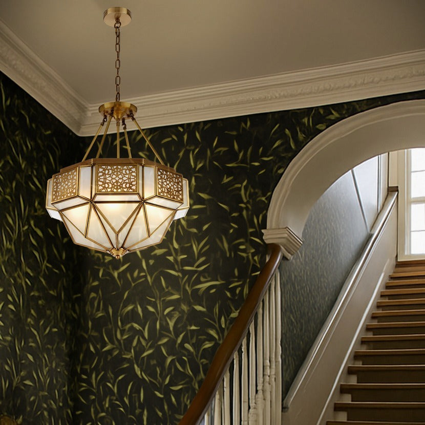 OVERTON Pendant Light CTC Ceiling Light -  Brass
