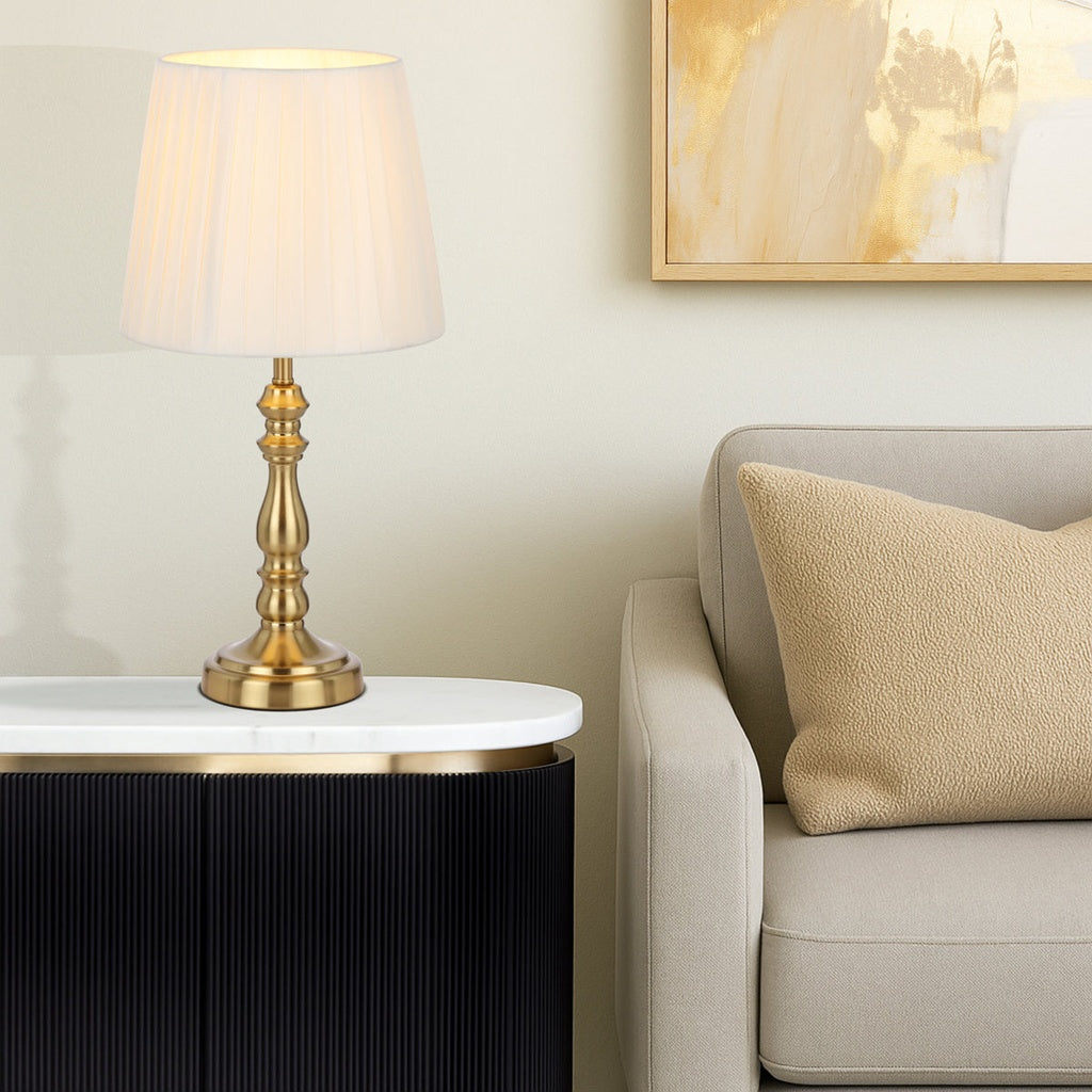 VIDA Table Lamp - Antique Gold