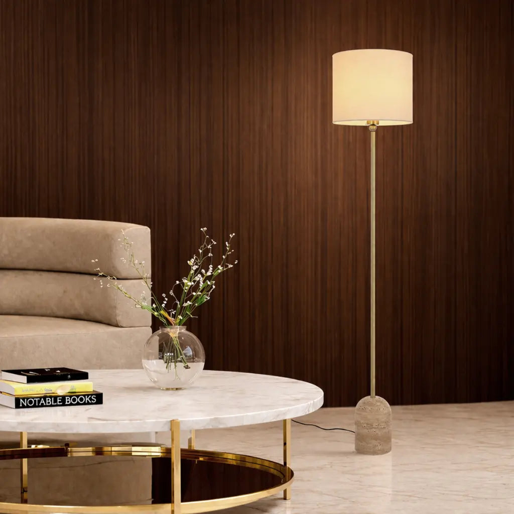 LIVIA Floor Lamp - Beige