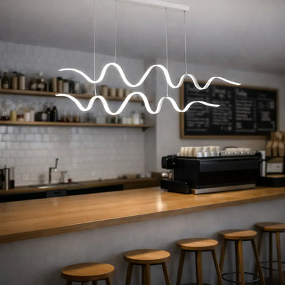 OSELIA Linear Pendant Light - White