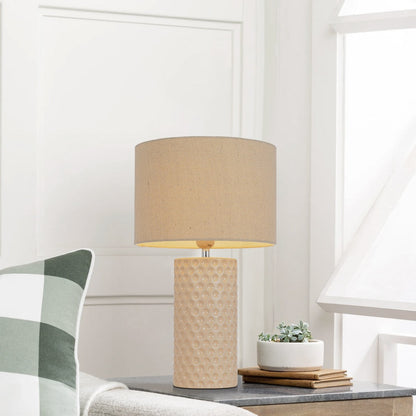 LAMAR Ceramic Table Lamp - Cream