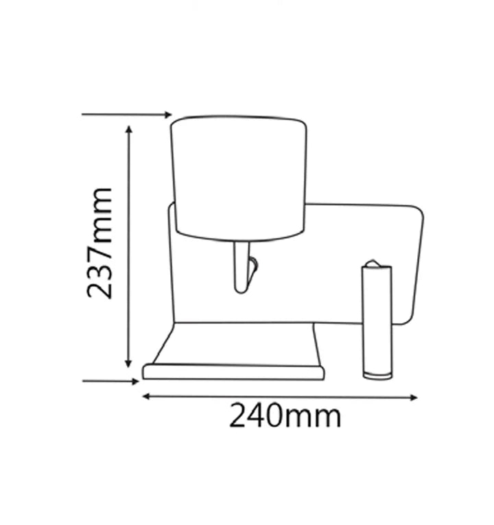 VIGO: City Series LED 2 Switch Frosted Glass Deco Wall Light &amp; Reading Light (with USB charger)