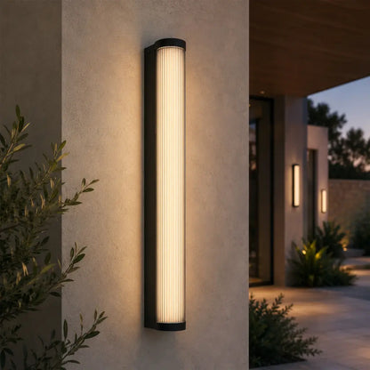 GEVET 90CM Exterior Wall Light - Black