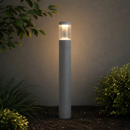 NEPEAN Exterior LED Bollard Light - Silver