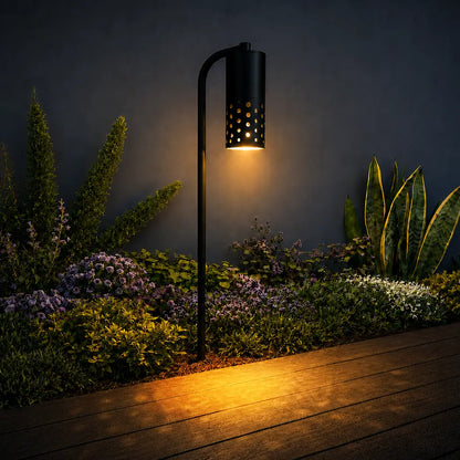 MANUS 24V MR16 Exterior LED Post Spike Light - Black