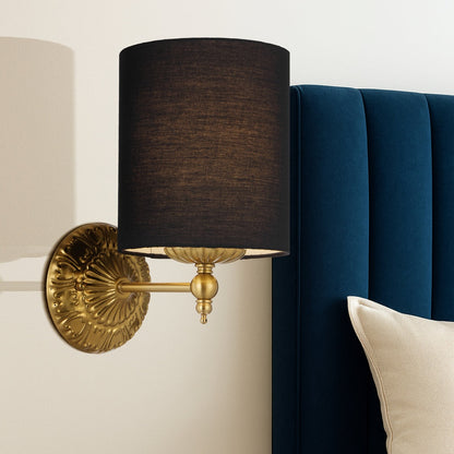 ARGOS Wall Light - Antique Gold/Black