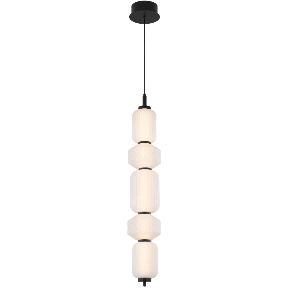 TORSO 5 LED BAR Pendant Light - Black