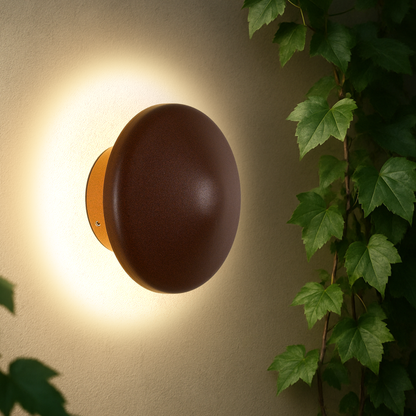 SHEA 24V Exterior LED Wall Light - Rust