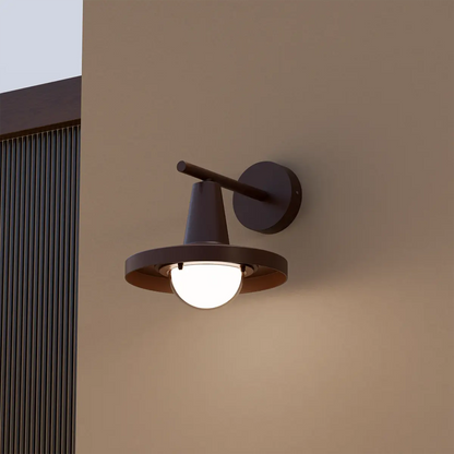 Calibo Eyrie Modern Minimalist Outdoor Wall Light - Black